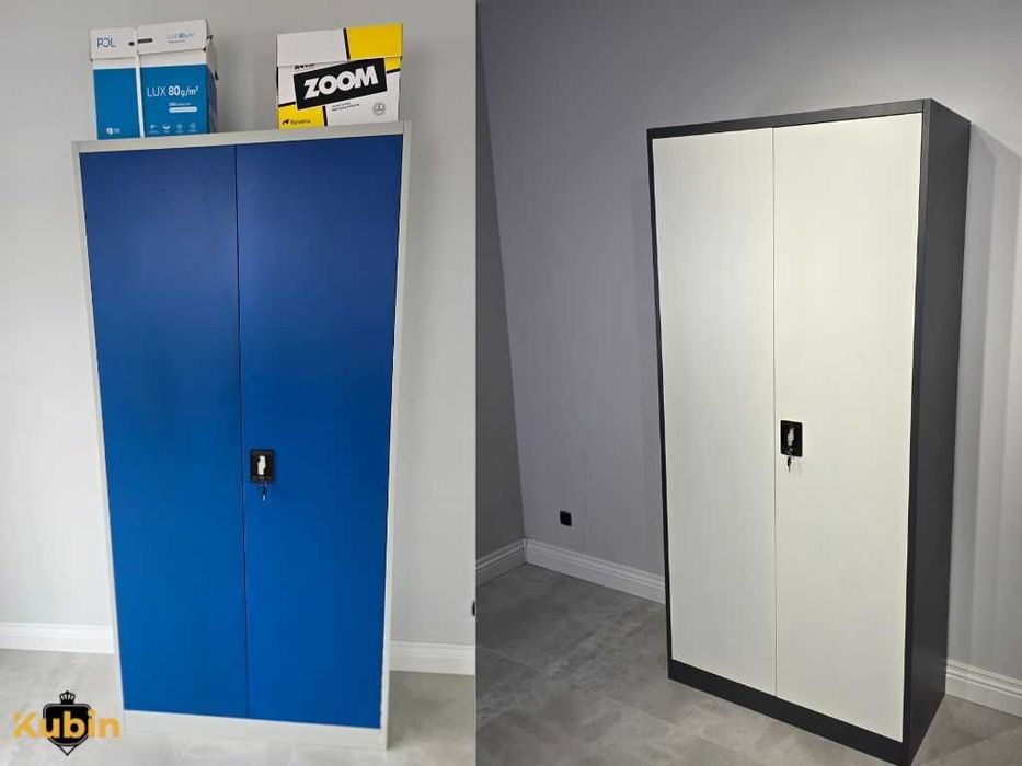 Szafa metalowa do warsztatu, garażu piwnicy, pralni. Duża i solidna