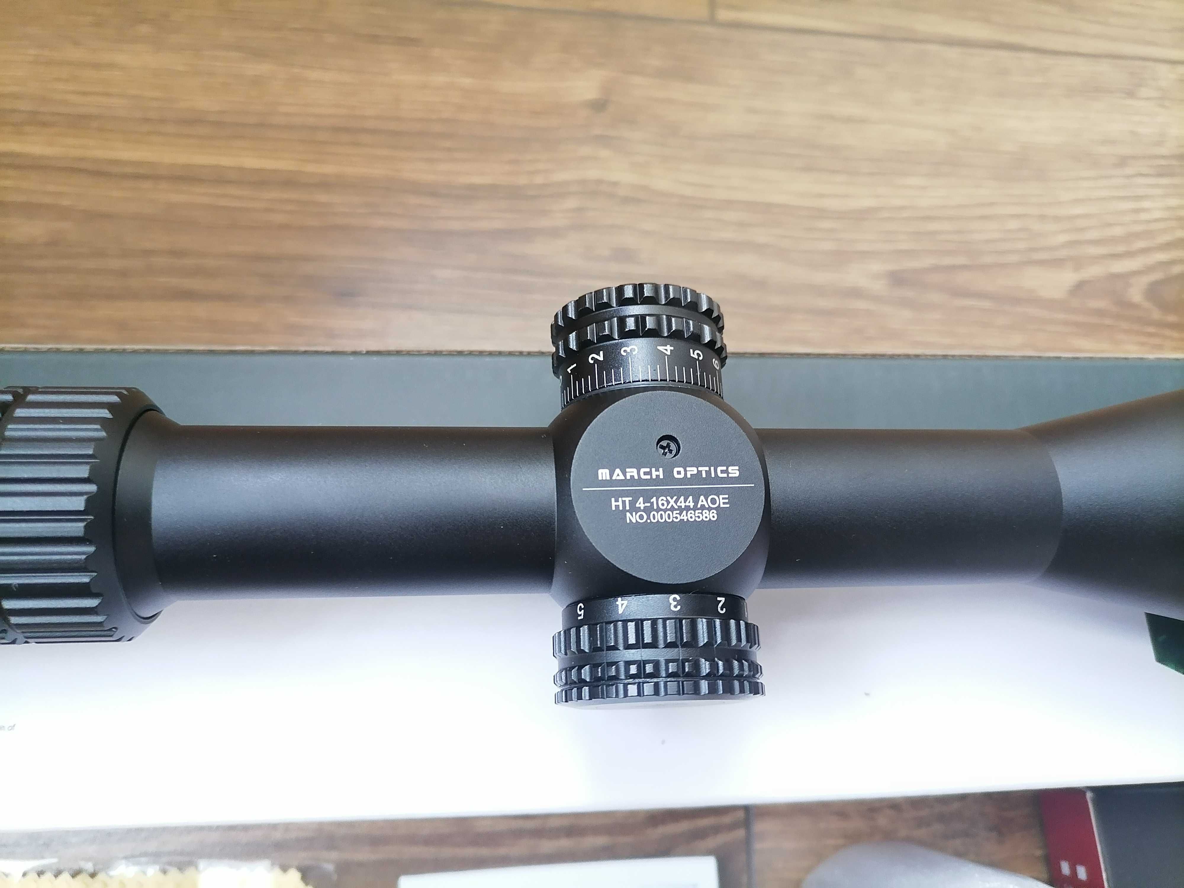 MARCH HT 4-16x44AOE, новий оптичний приціл оптика.