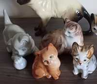 Винтажные коты, фарфор, Англия, Испания