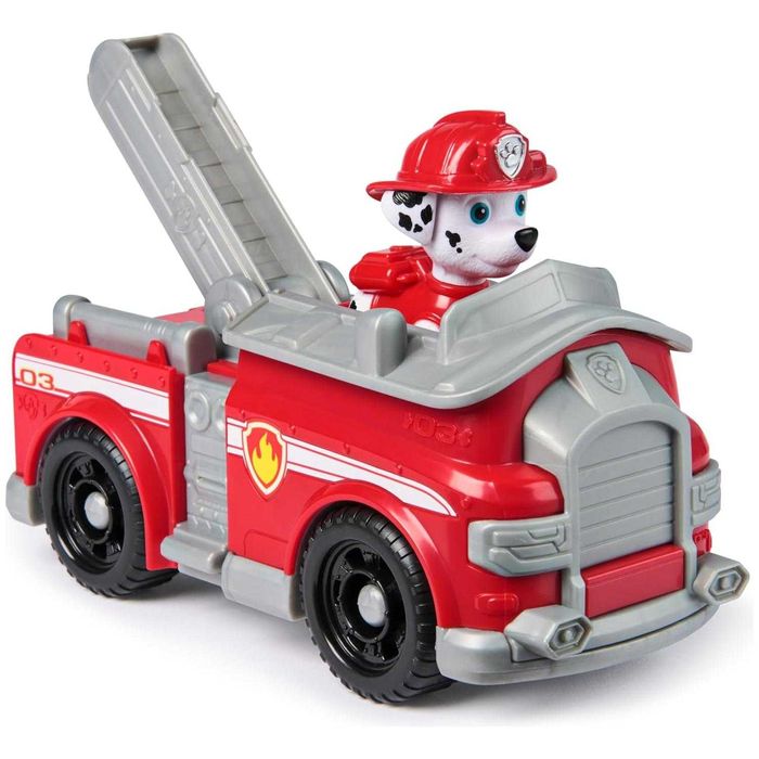 Psi Patrol Paw Patrol Pojazd Ratunkowy Fire Engine + Figurka Marshall