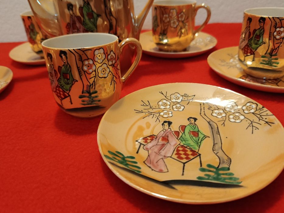 Serviço de porcelana japonesa Arita