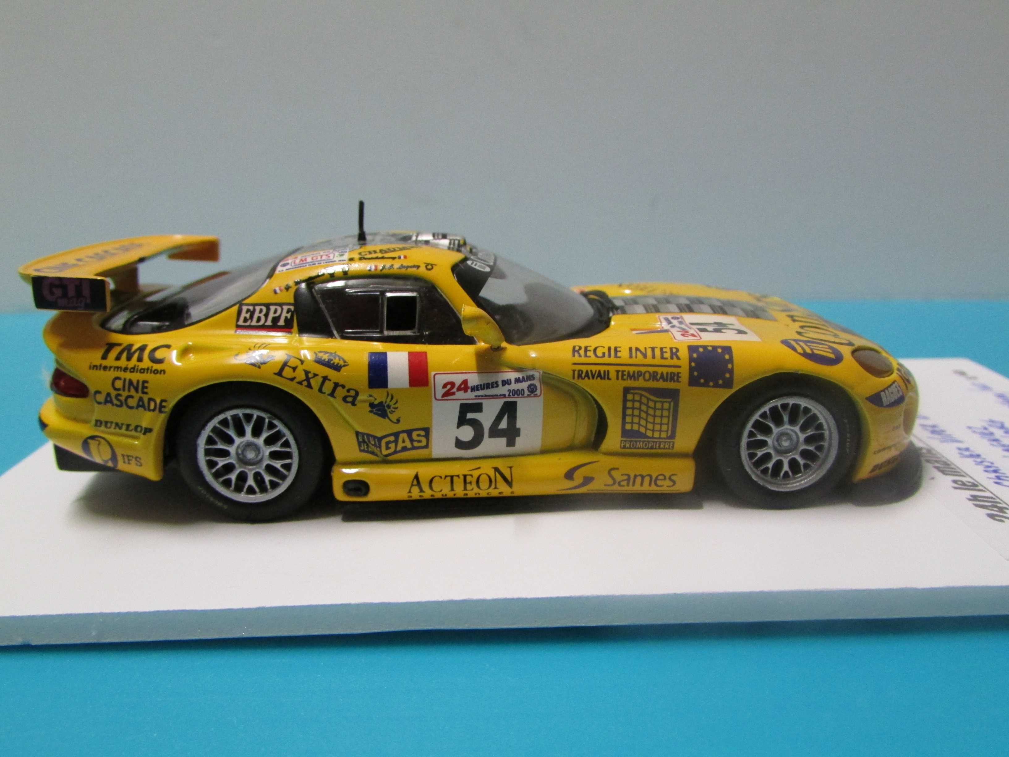 Chrysler Viper GTS-R #54 - 24 h Le Mans 2000 - Miniatura esc 1/43