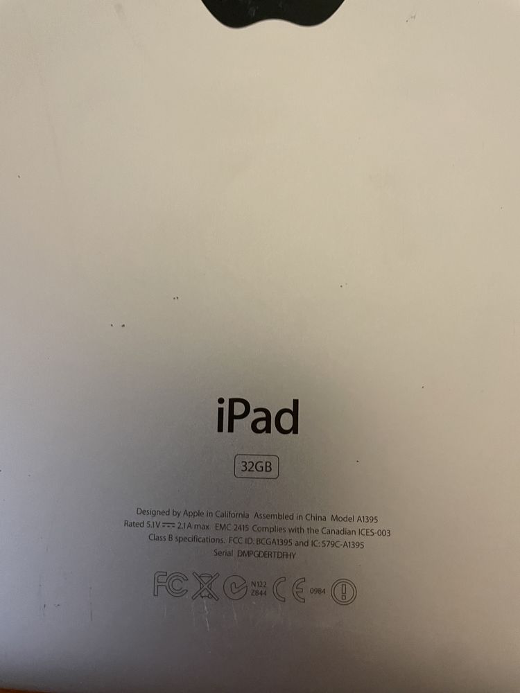 Ipad 2 A1395 32 Gb iCloud