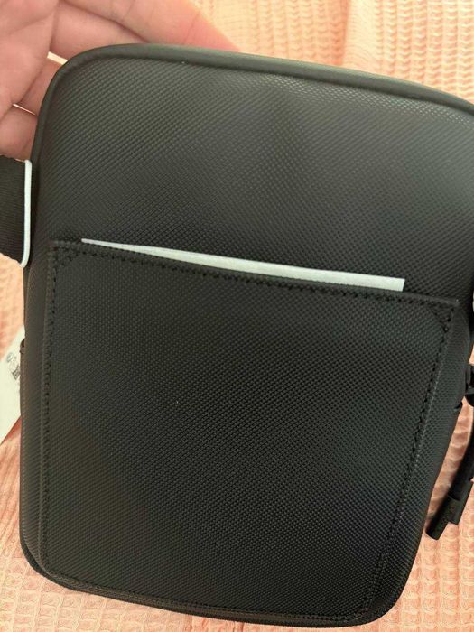 ОРИГІНАЛ! Сумка Lacoste S Flat Crossover Bag Black лакост | NH3136PO
