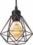 TOKIUS Lampa wisząca Industrialna Vintage E27 160mm metalowa