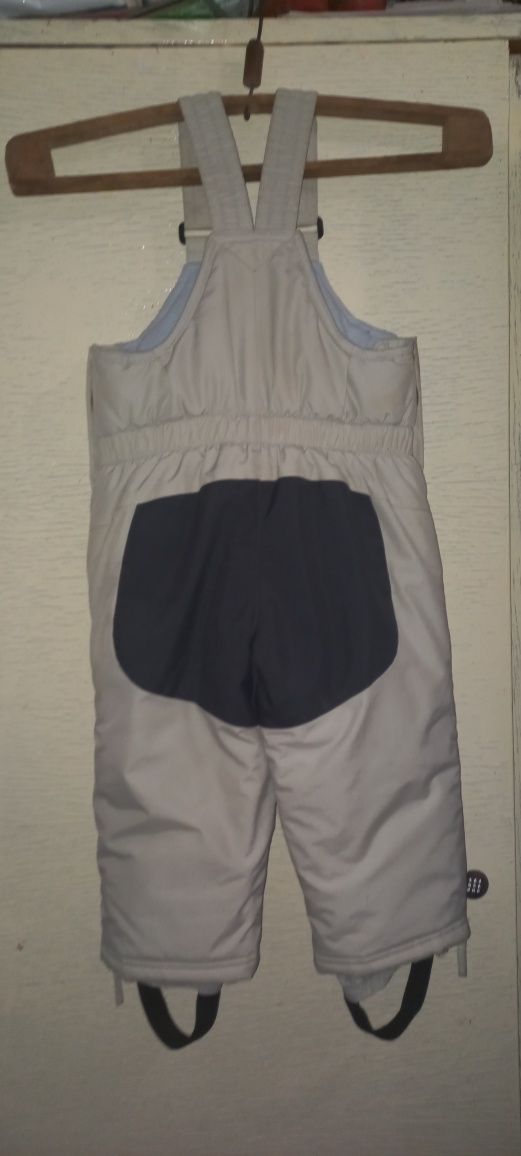 Decathlon. зимний полукомбинезон на флисе. 2 года. Зимовий комбінезон.