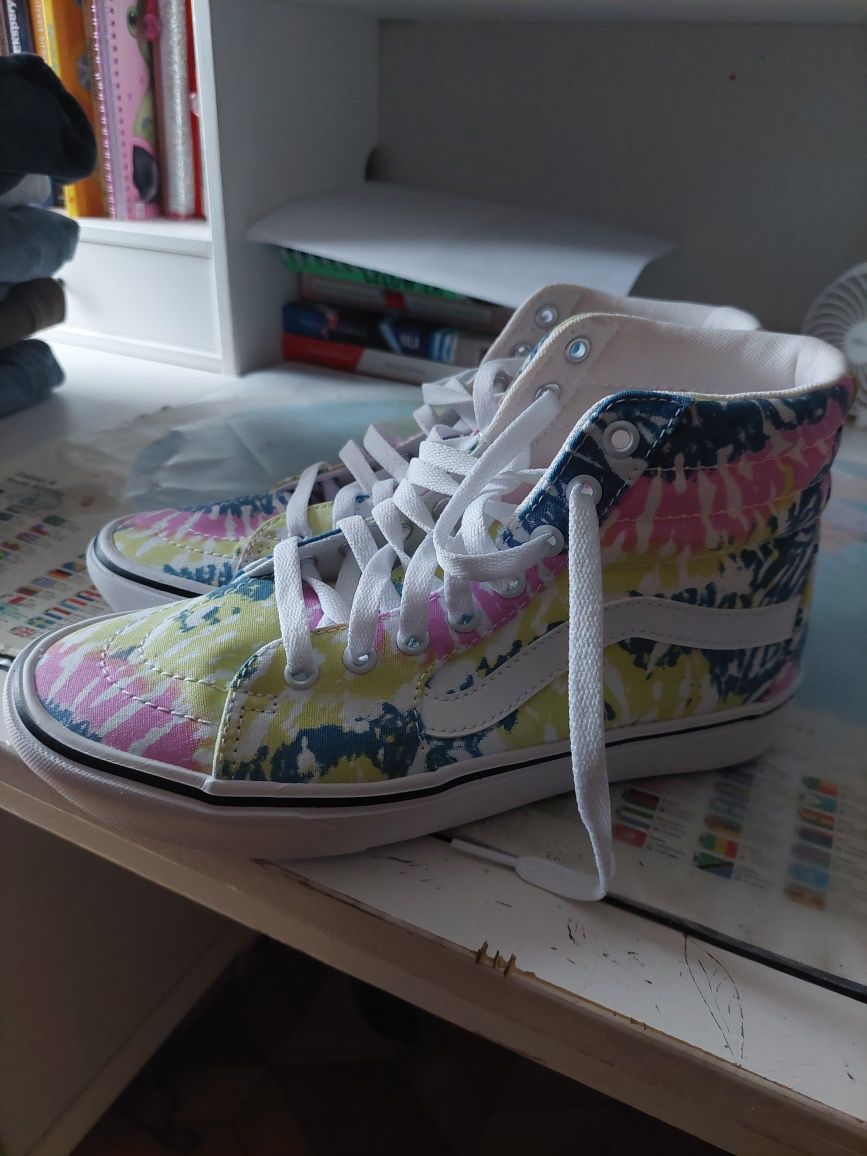 Vans Comfycush Sk8 Hi Pastel Tie Dye