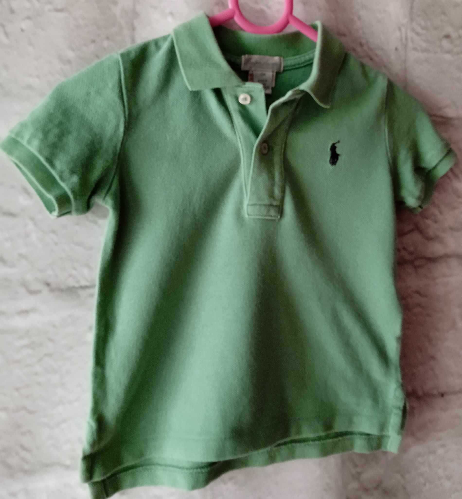 zielona koszulka Polo by Ralph Lauren 12m 80cm