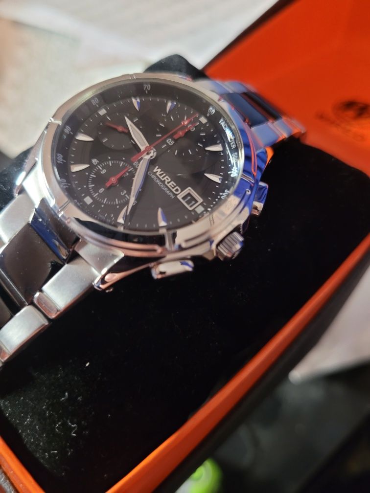 Wired zegarek męski by seiko chronograf