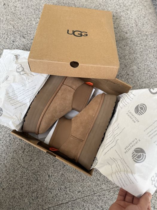 Жіночі зимові уги UGG Classic Mini Dipper з носком