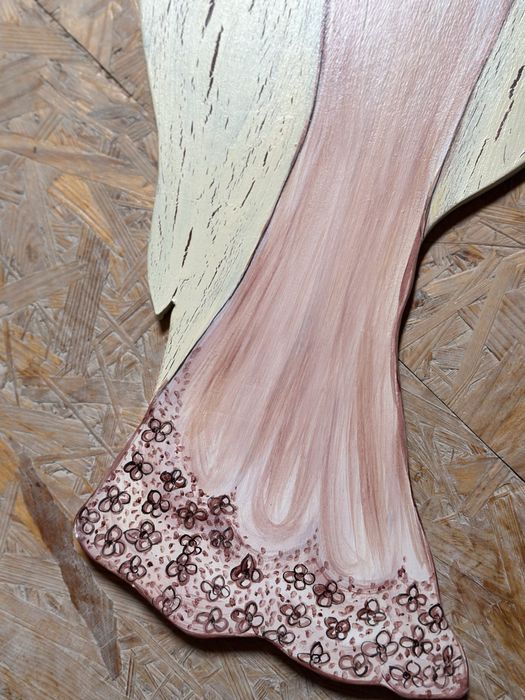 Recznie malowany duży anioł obraz