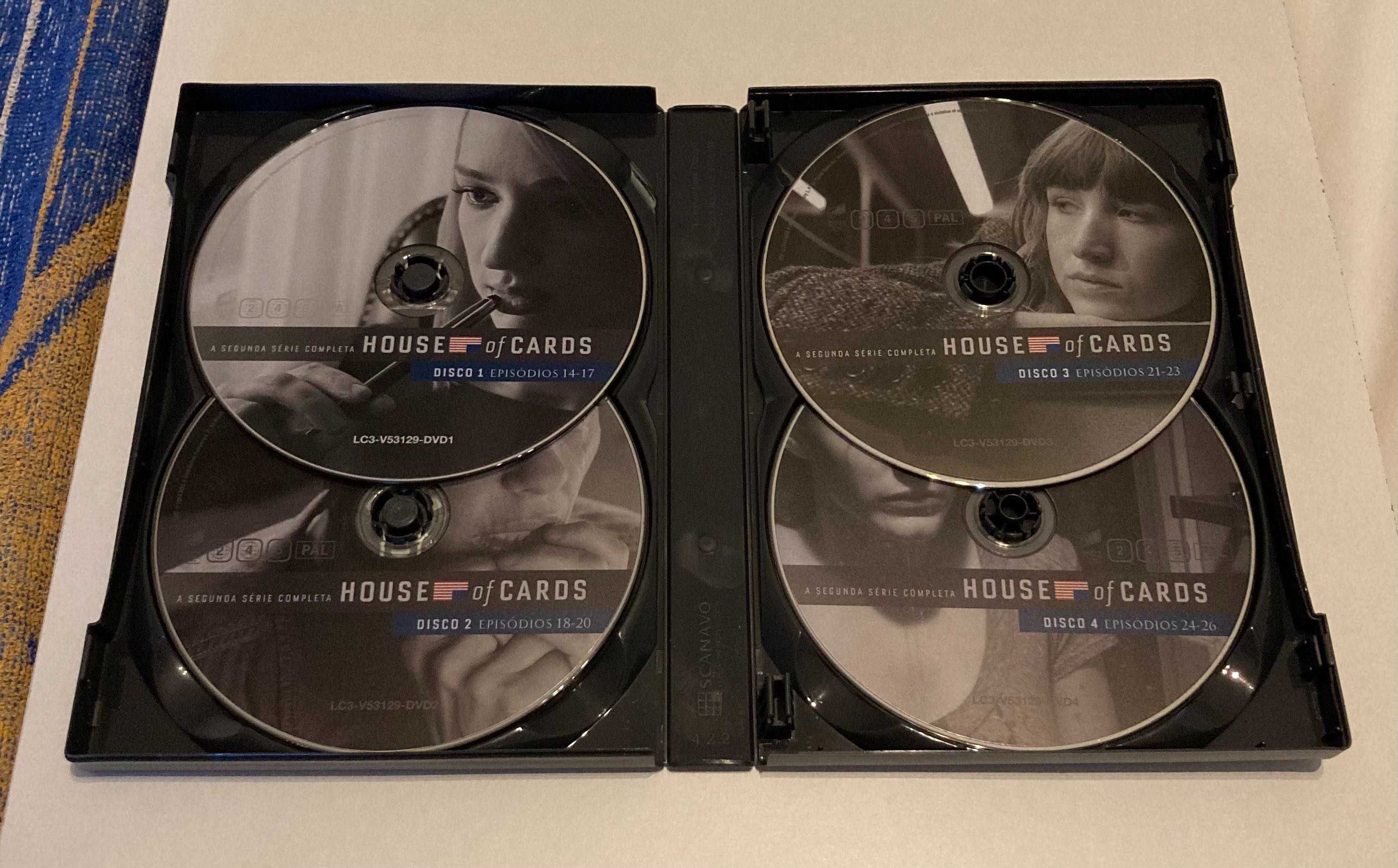 [NOVO EM CAIXA] DVD House of Cards (Temporadas 1, 2 e 3)