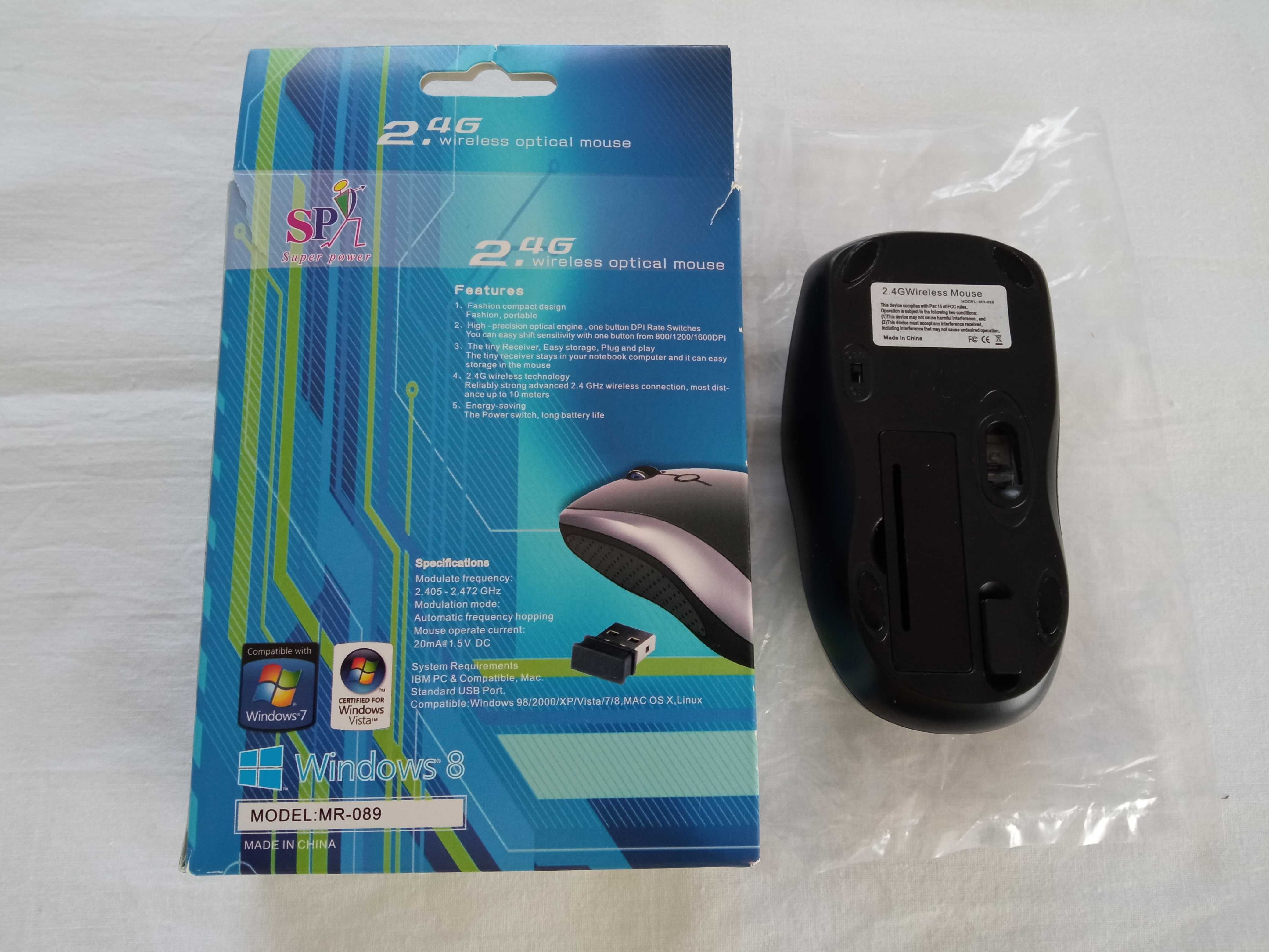 Mysz CODEGEN SP MR-089 wireless optical USB, łączności: bezprzewodowa