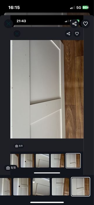 Pax bergsbo ikea komplement drzwi front szaf