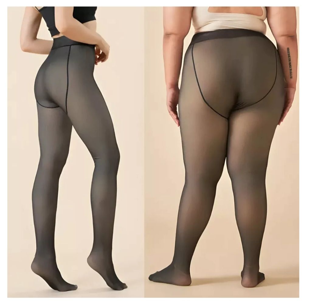 Collants térmicos com pêlo