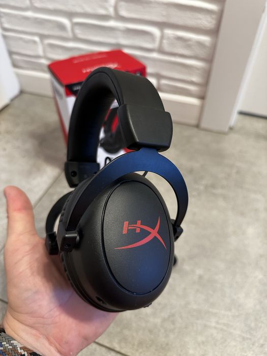 Gamingowe sluchawki bezprzewodowe HyperX cloud II wireless