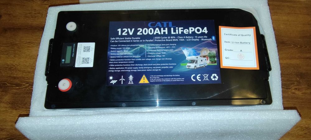 LiFePO4 аккумулятор 12,8V и 25,6V 200Ah, Bl-th bms