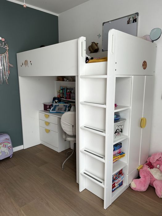 Ikea Smastad łóżko na antresoli