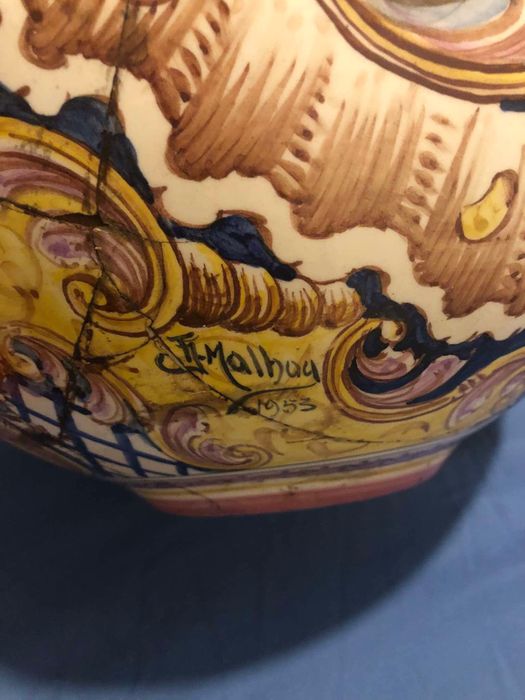 Porcelana pintada a mao 1953