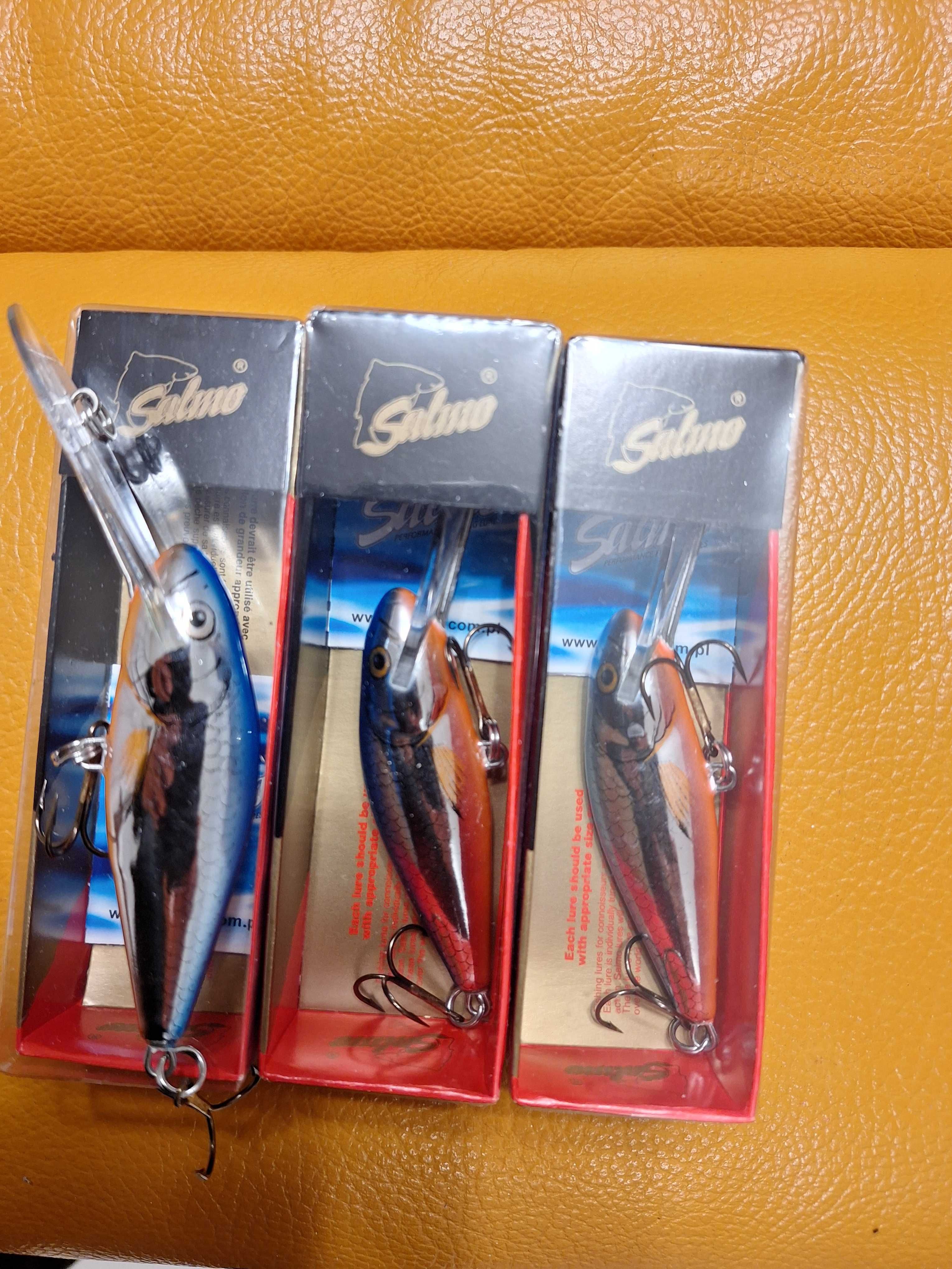 Wobler Salmo Perch 8 SDR - Old kolor SBO -Silver Blue Orange 17g!!