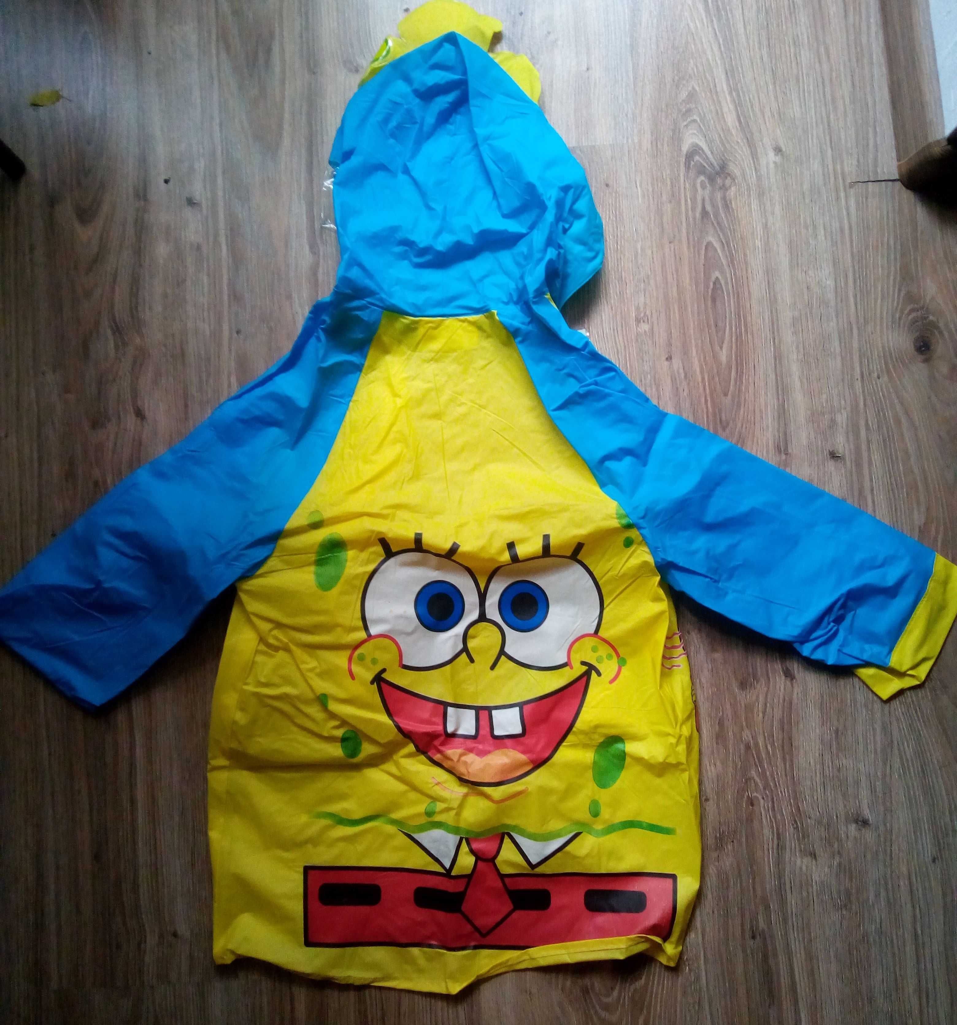 Дождевик детский ПВХ СпанчБоб SpongeBob Ben10 размер M (90-105 см)