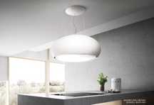 Nowy okap wyspowy ELICA SEASHELL WH/F/80, sklep 12 tys.
