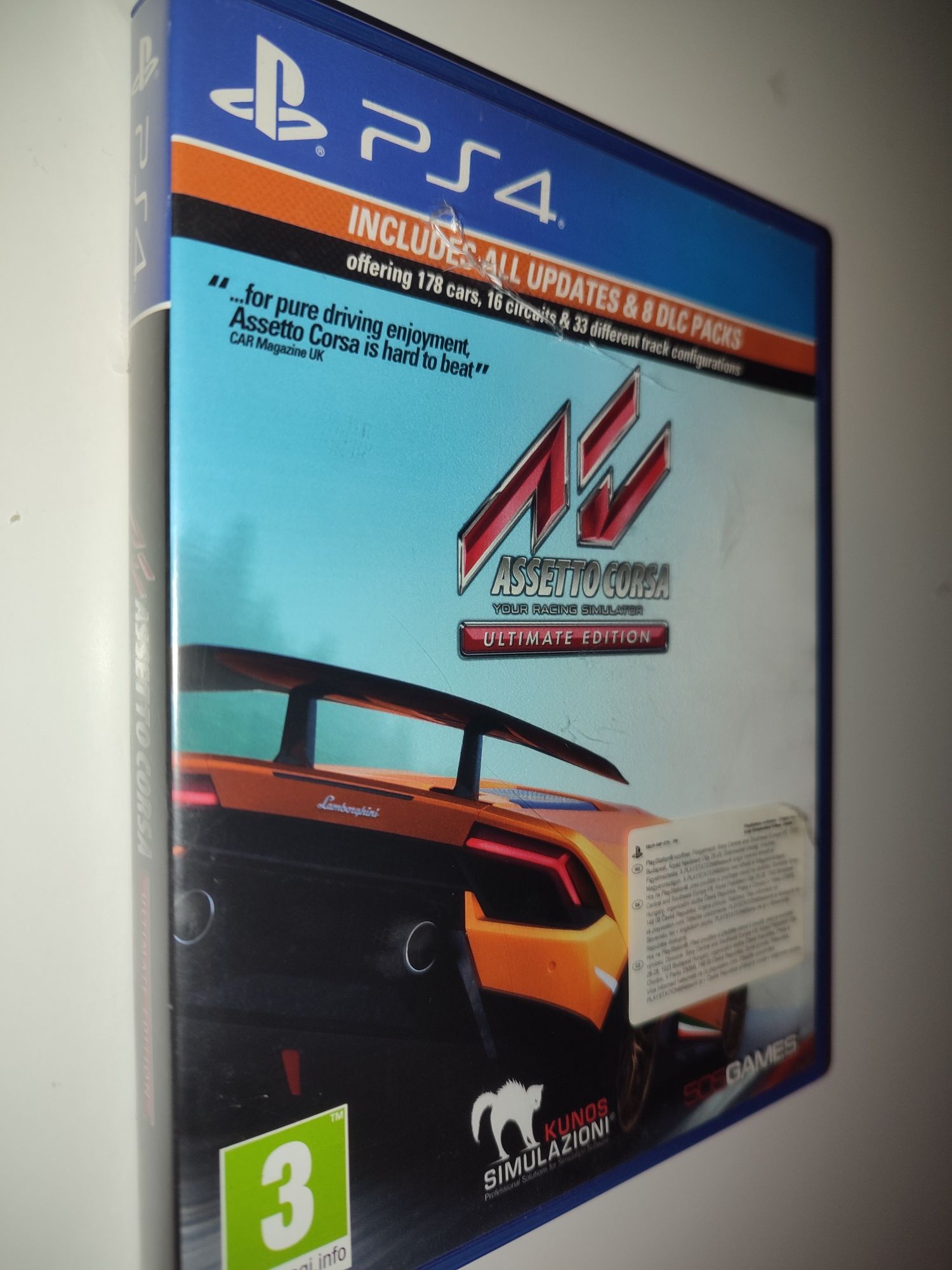 Gra PS4 Assetto Corsa Ultimate Edition gry PlayStation 4 UFC Mafia NFS