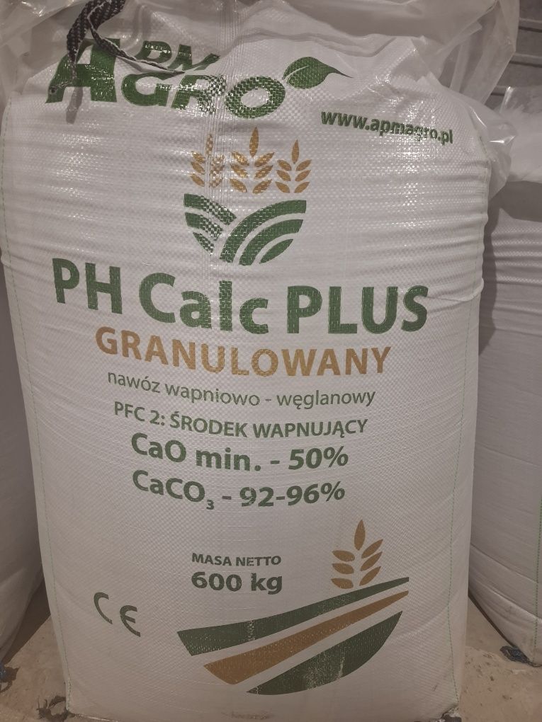 Rolnicze wapno granulowane kredowe lub magnezowe