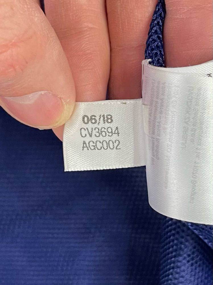 Adidas ветровка дождевик 2XL размер синяя оригинал