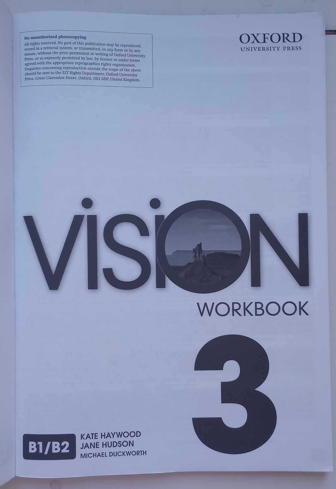 ,,VISION 3" Workbook. Oxford