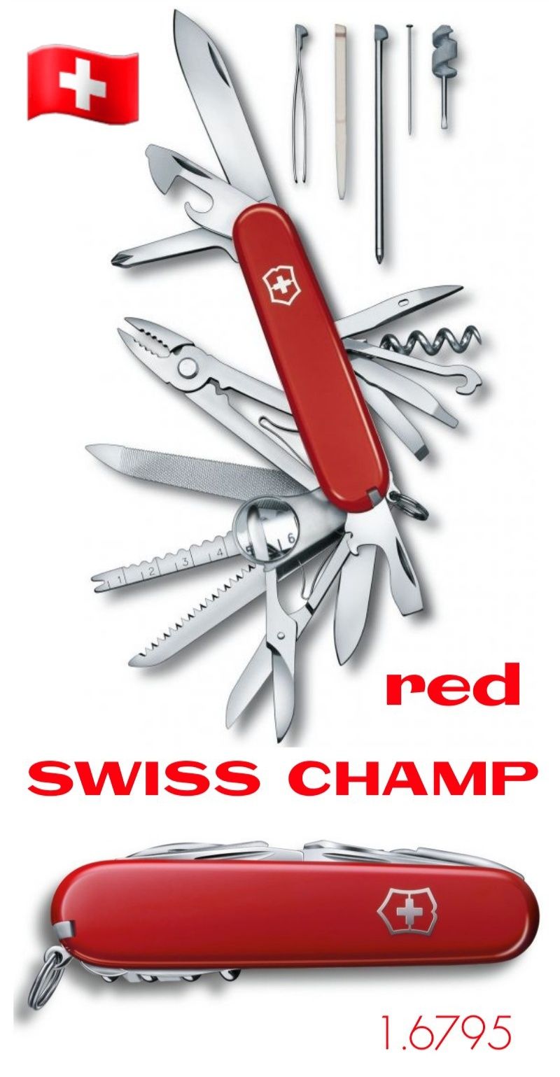 Ніж Victorinox Swisschamp 1.6795 Свіссчемп Swiss Champ Оригінал