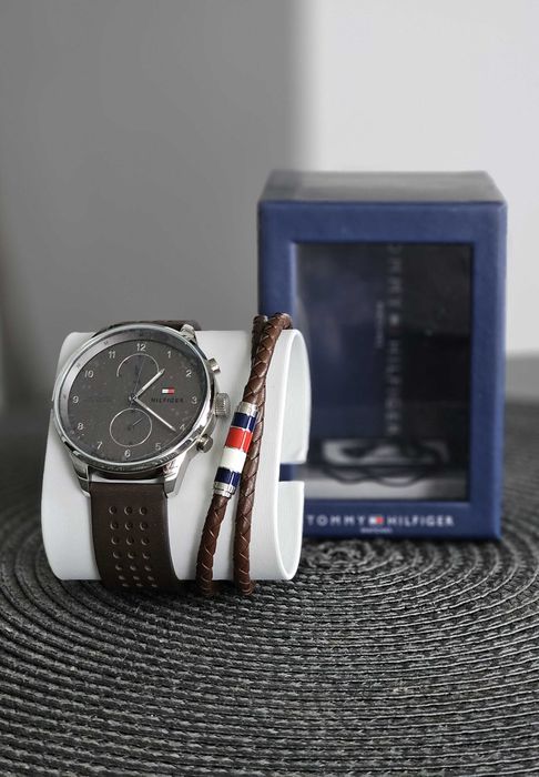 Zegarek męski TOMMY HILFIGER + bransoletka