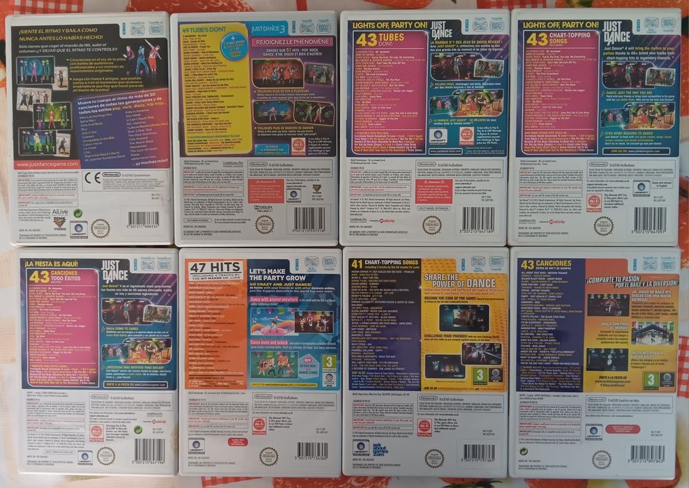 Conjunto Jogos Just Dance Nintendo Wii Feliz Natal