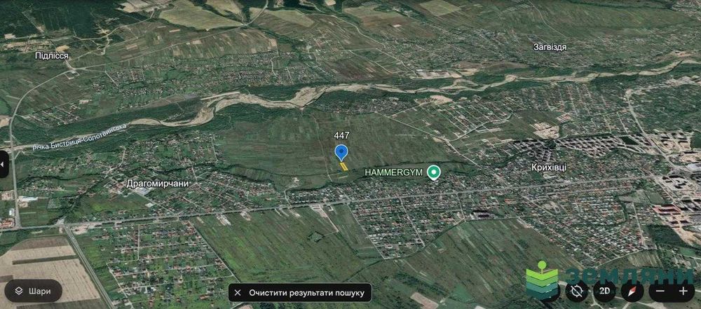 Продається ділянка 12 сот під будівництво в с. Крихівці