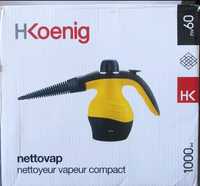 Пароочисник H Koenig NV60,відпарювач,чистить, дезінфікує,1000 Вт, Нім.