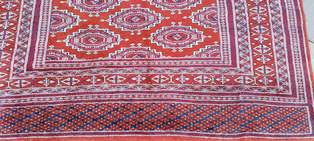 Buchara ręcznie tkany dywan wełniany 194 x 123 cm wełna 100%