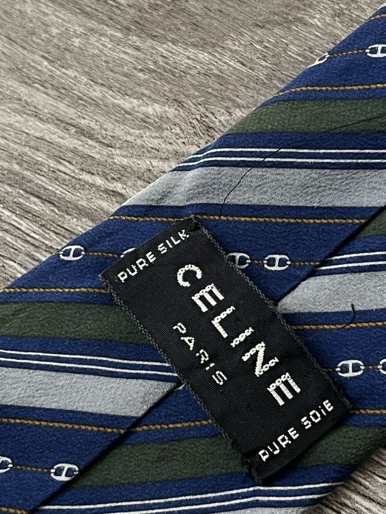 Vintage Rare Krawat Celine Paris Made in Italy Monogram