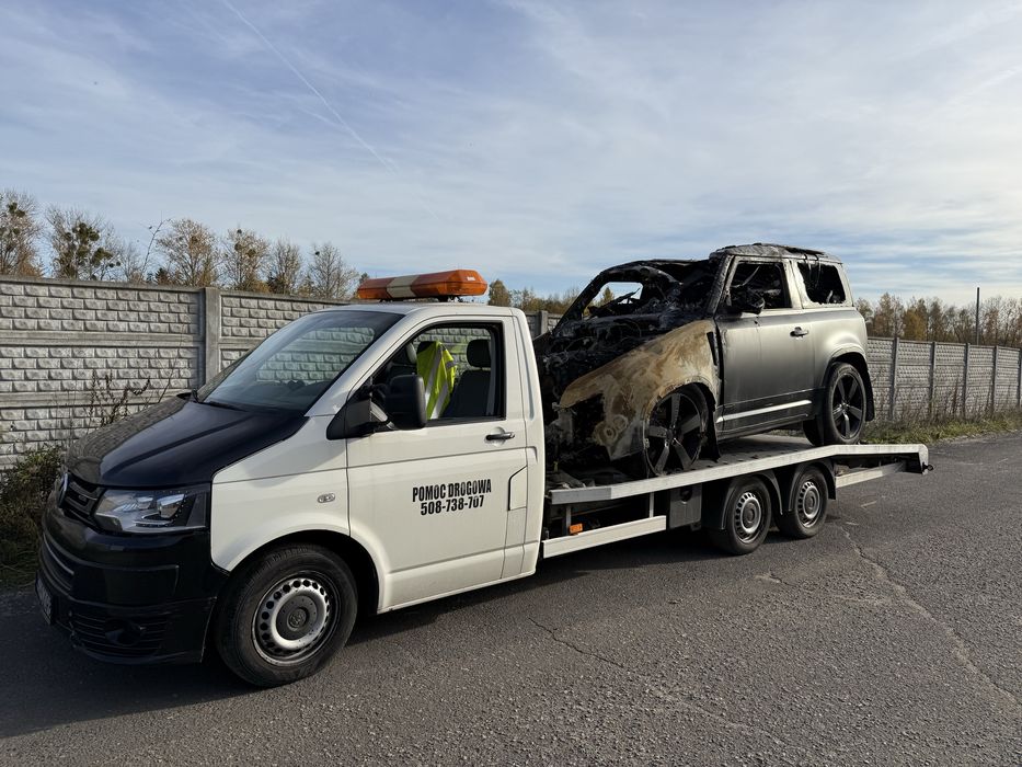 Vw transporter t5 2.5tdi laweta jużjade 3 osie 1700 ładowności