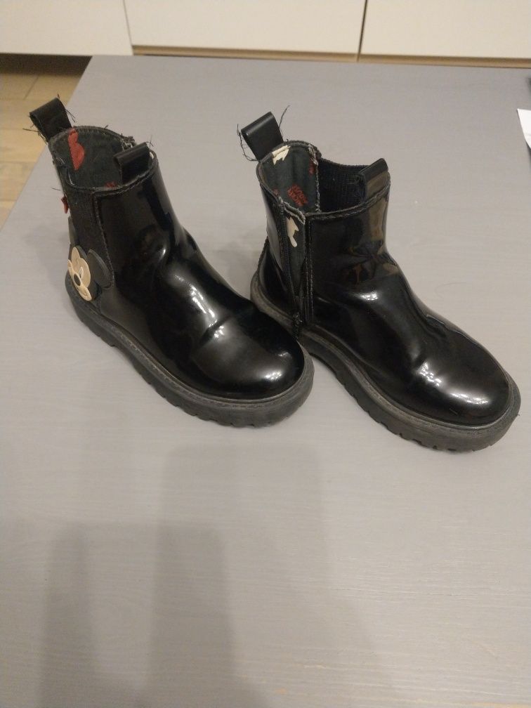 Botki czarne zara