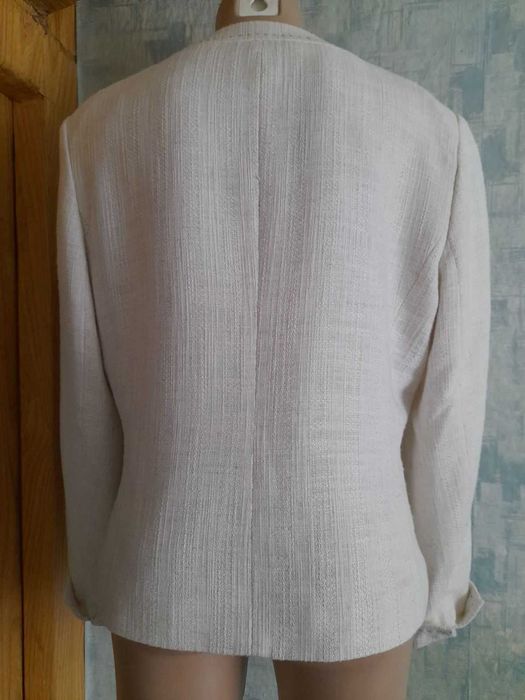 Піджак жакет на підкладці із відворотами на рукавах р 50