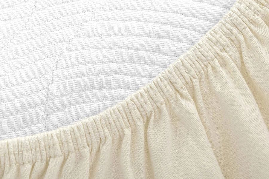 Prześcieradło z Gumką Dzianina Jersey Komfortowe Jednolite _D 60x120