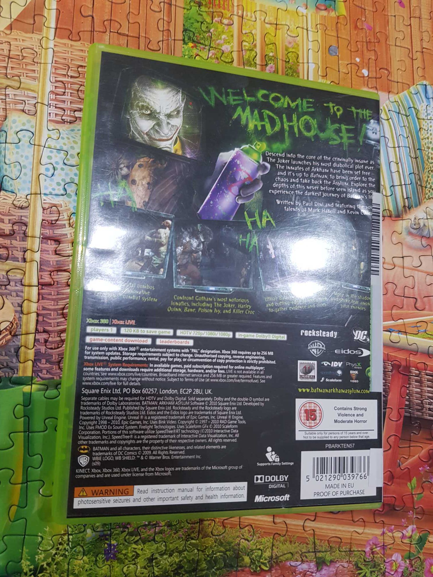 Batman Arkham Asylum Xbox 360 Sklep Iława