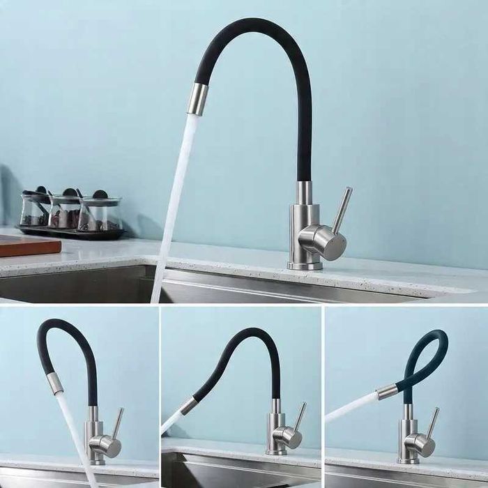 Bateria kuchenna MONO stojąca 360 CZARNO-SREBRNA wysyłka z PL