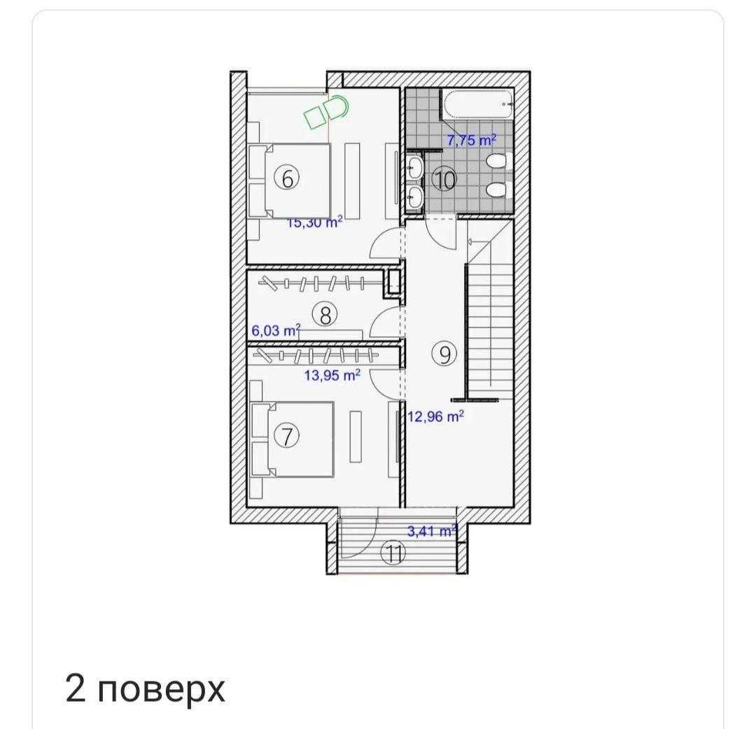 Таунхаус 146м2 з басейном в с.Чукалівка