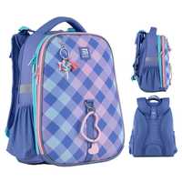 Рюкзак шкільний каркасний Kite Education Purple Chequer K24-531M-2