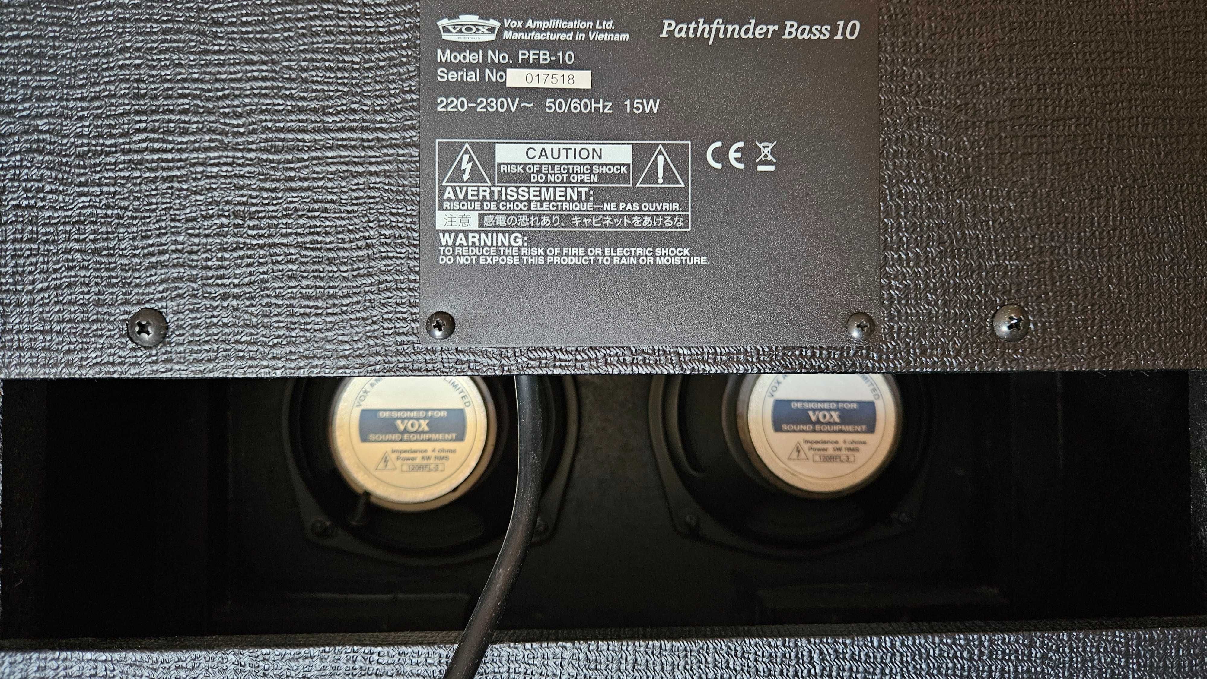 Piec basowy Vox 15W jak nowy!