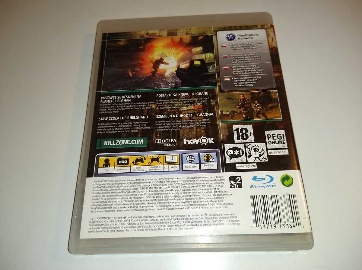 Killzone 2 Ps3 polska wersja bez rys
