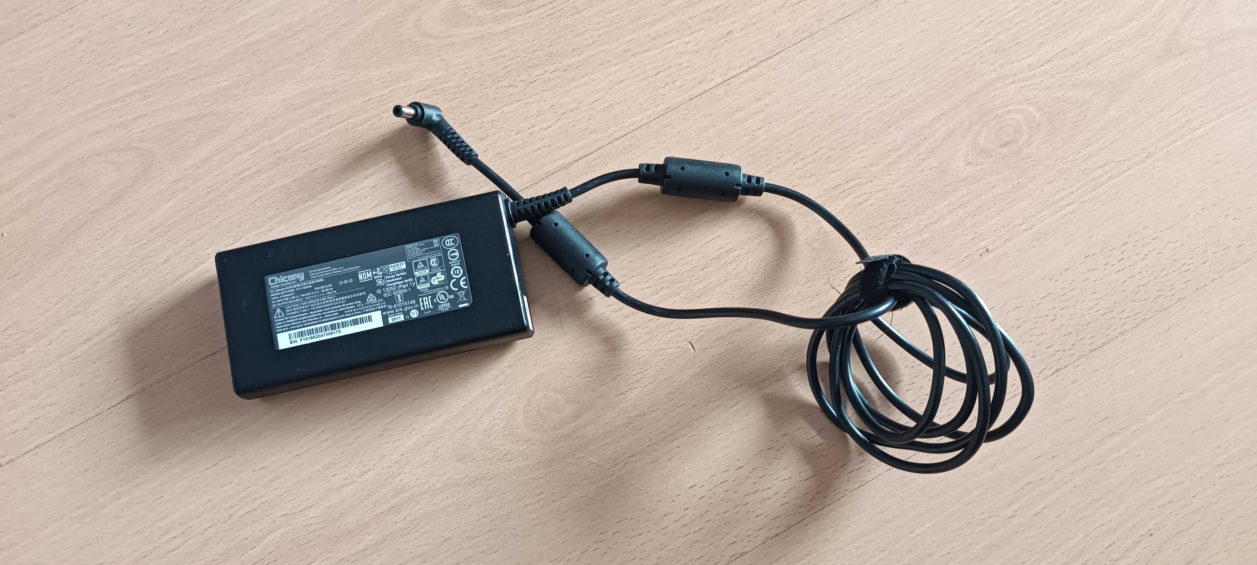 Carregador Toshiba/Asus/Lenovo 19,5v 7.7A 150w, testado, a 100%