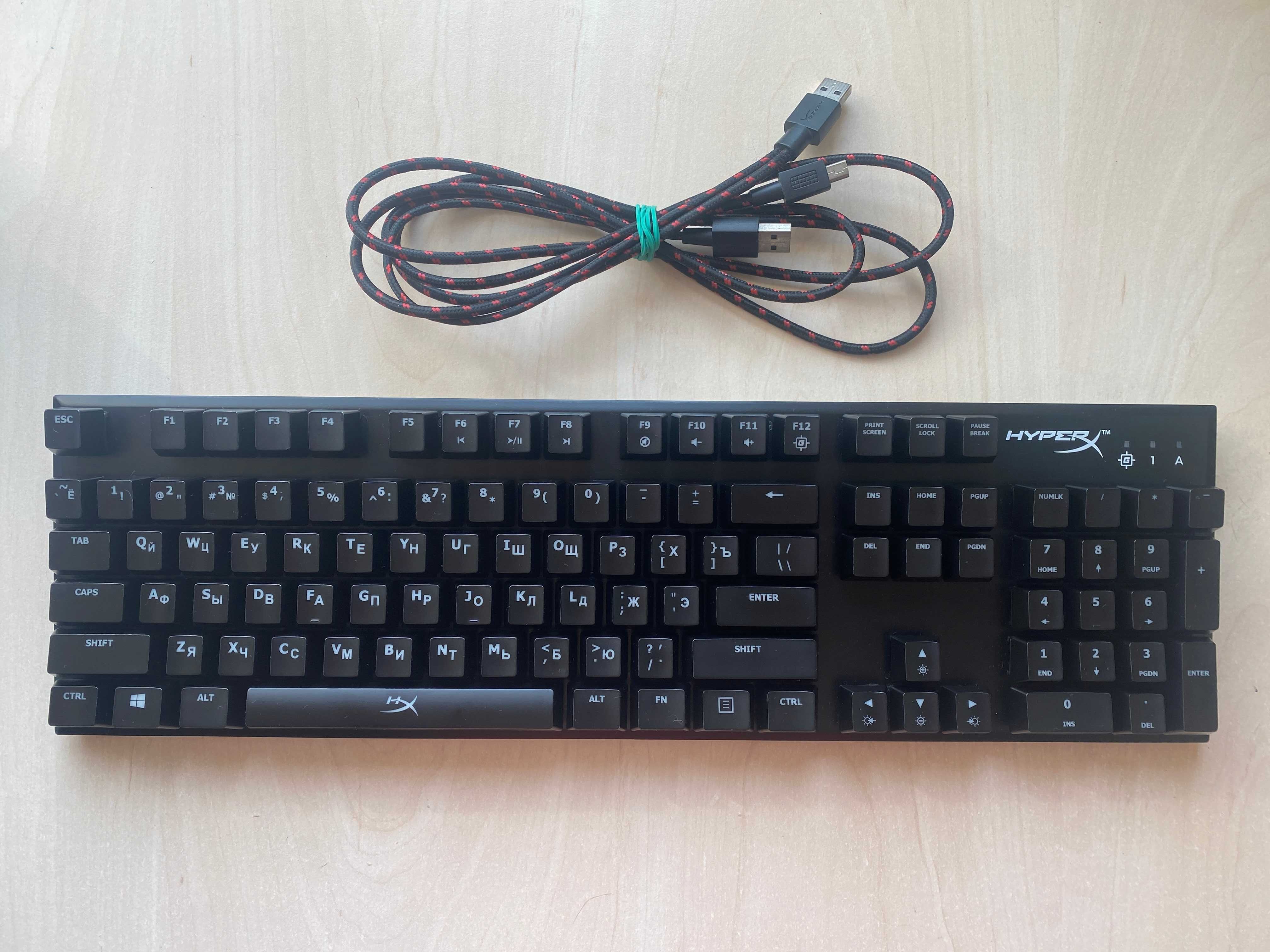 Клавіатура дротова HyperX Alloy FPS Cherry MX Red