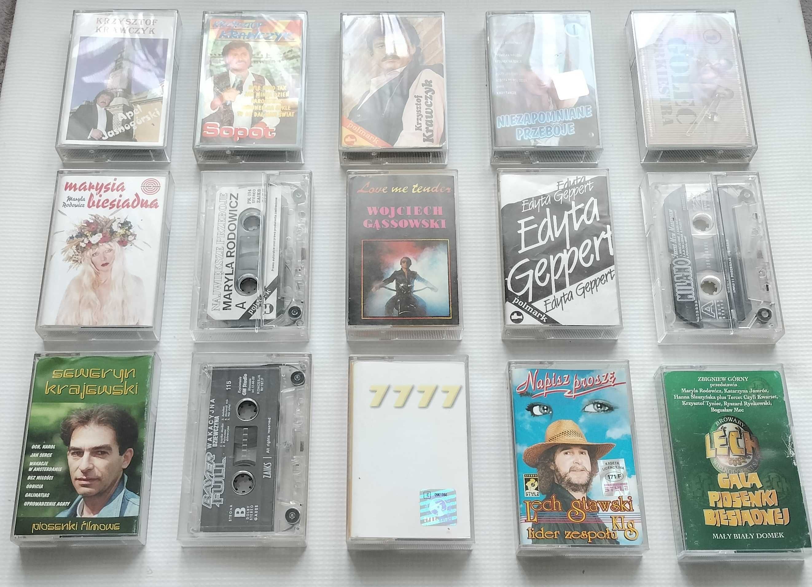 Kaseta audio kasety muzyka polska ZESTAW Oryginały